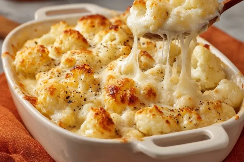 Cheesy Baked Cauliflower