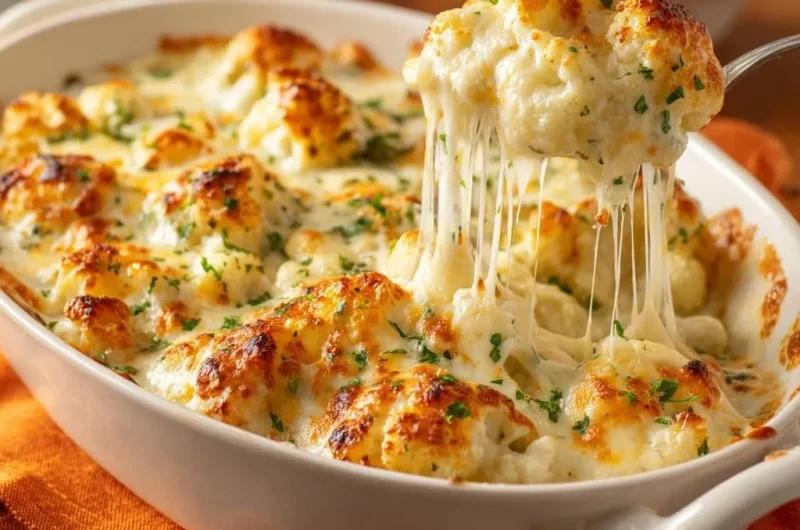 Cheesy Baked Cauliflower