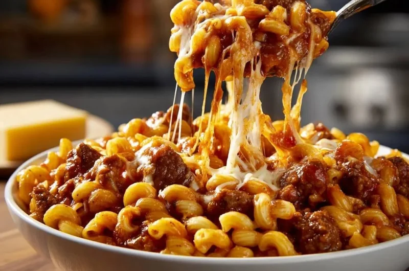 Cheesy Beef Macaroni