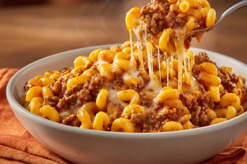 Cheesy Beef Macaroni