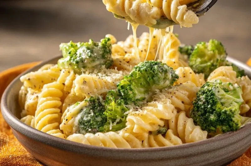 Cheesy Broccoli Fusilli