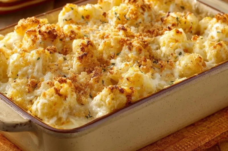 Cheesy Cauliflower Bake