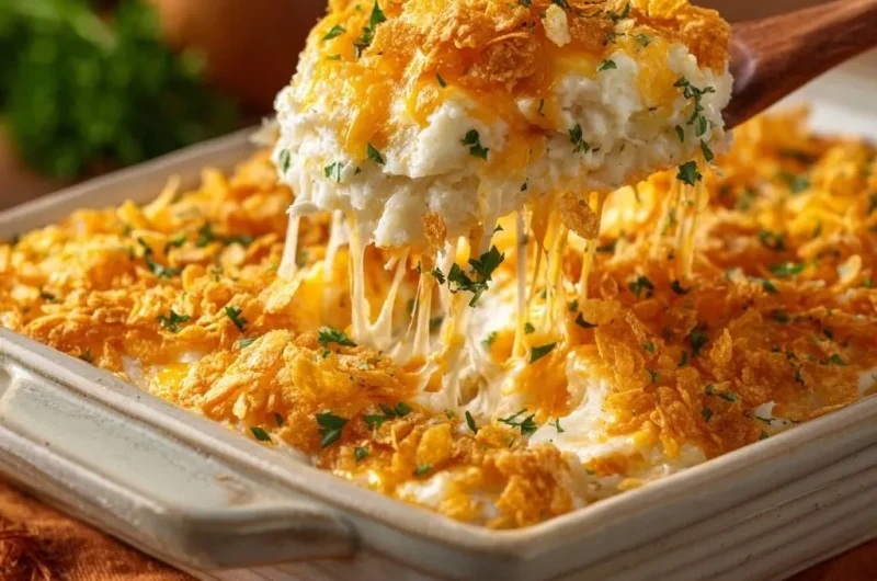 Cheesy Mashed Potato Casserole