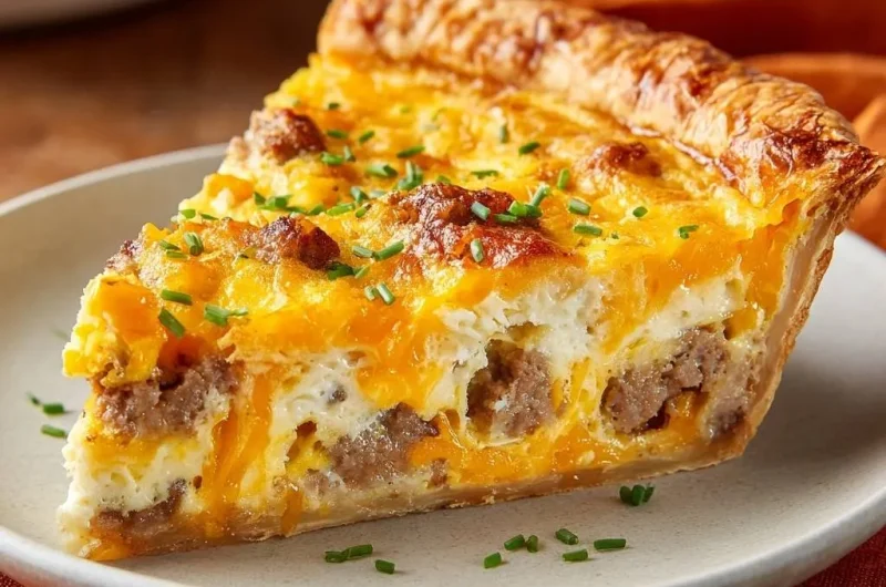 Cheesy Sausage Quiche