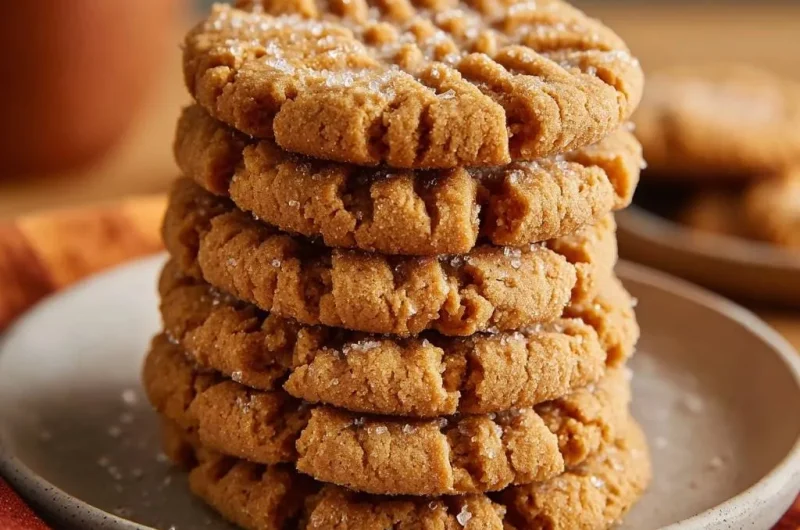 Chewy Peanut Butter Cookies