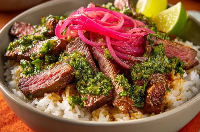 Chimichurri Steak Rice Bowl