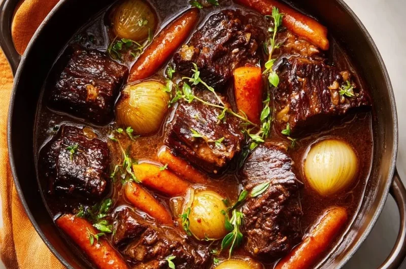 Classic Beef Stew with Pearl Onions