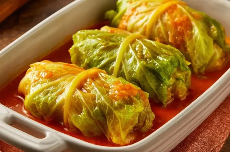 Classic Beef Stuffed Cabbage Rolls