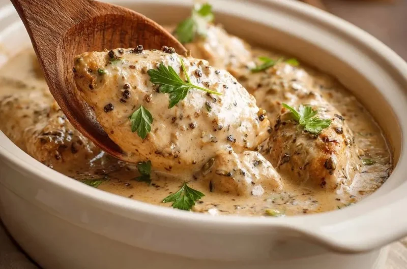 Creamy Black Pepper Chicken