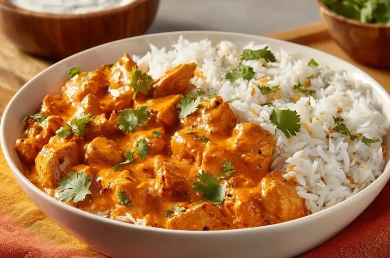 Creamy Butter Chicken over Rice
