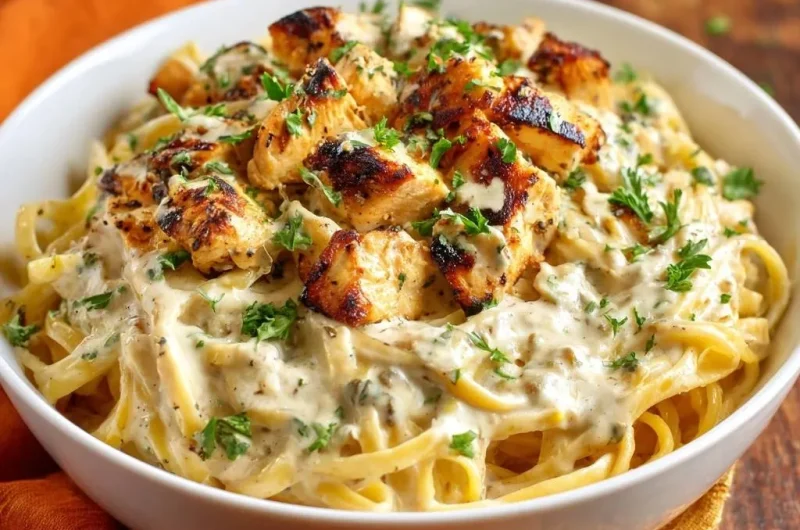 Creamy Chicken Fettuccine