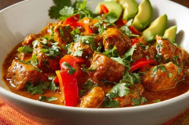 Creamy Chicken Pepper Curry