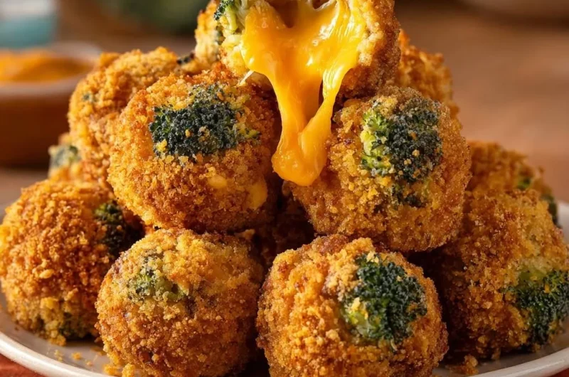Crispy Broccoli Cheddar Bites