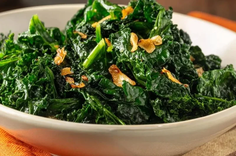 Crispy Garlic Kale