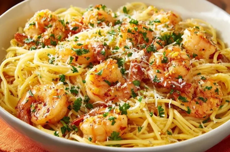 Garlic Butter Shrimp Pasta