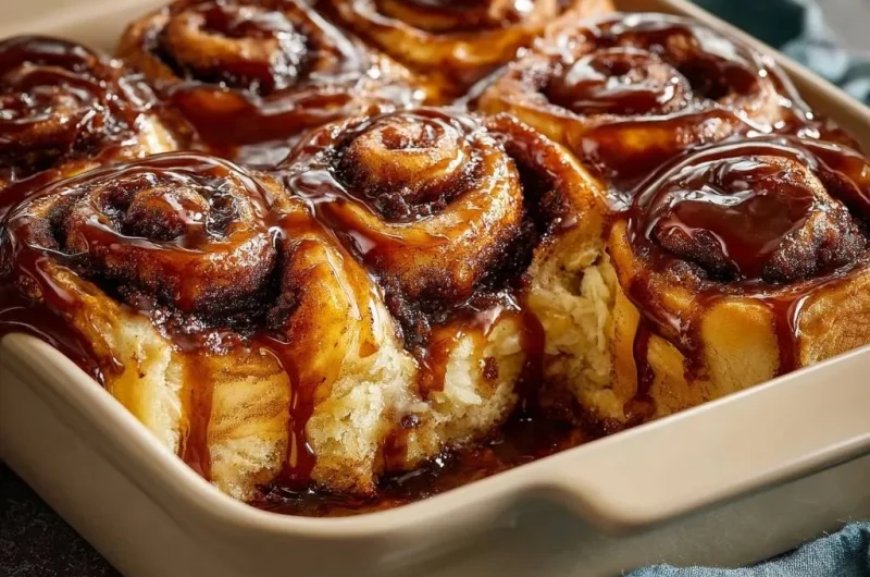 Gooey Caramel Cinnamon Rolls