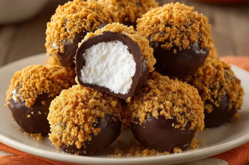 Gooey S'mores Truffles
