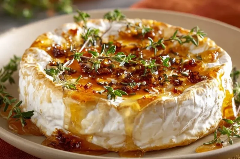 Honey Thyme Baked Brie
