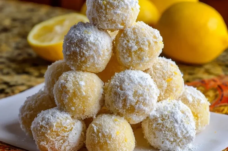 Lemon Coconut Balls