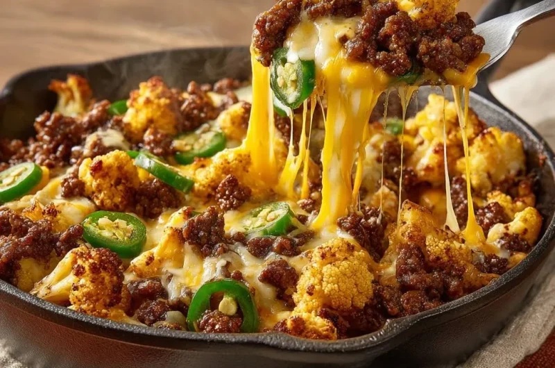 Loaded Cauliflower Nachos