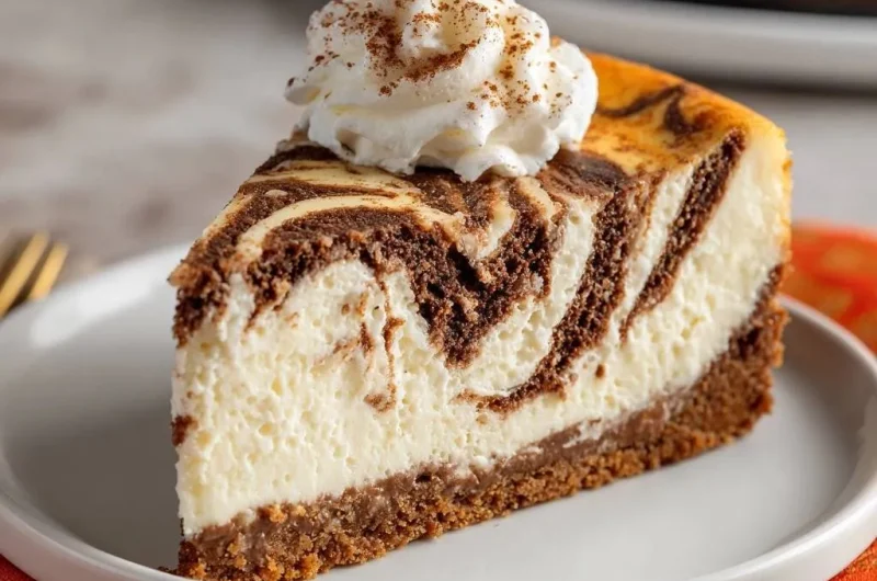 Marbled Chocolate Cheesecake