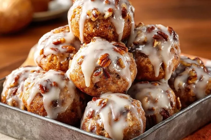 Pecan Glazed Carrot Muffins