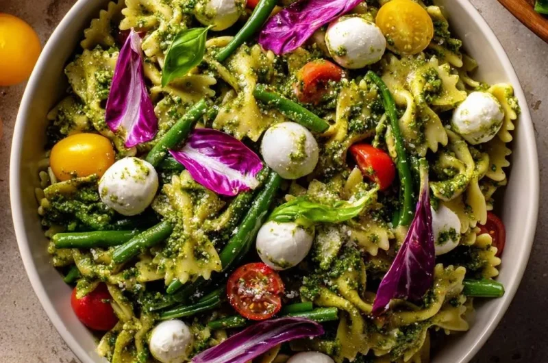 Pesto Farfalle Pasta Salad