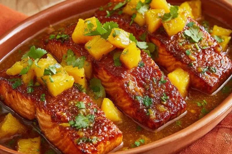 Pineapple Glazed Salmon