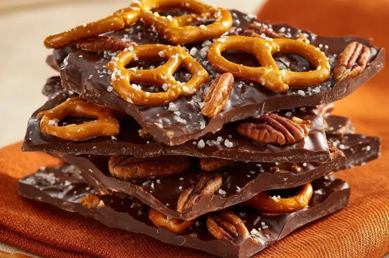 Pretzel Pecan Sea Salt Chocolate Bark