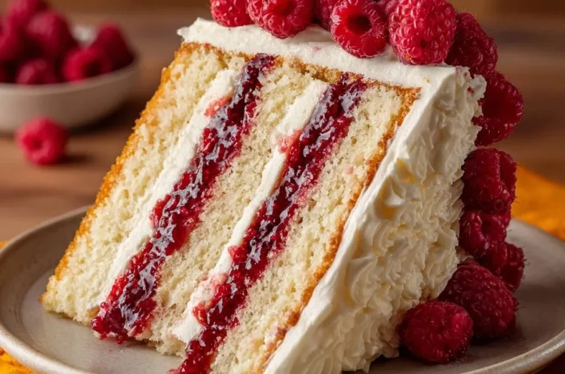 Raspberry Layer Cake