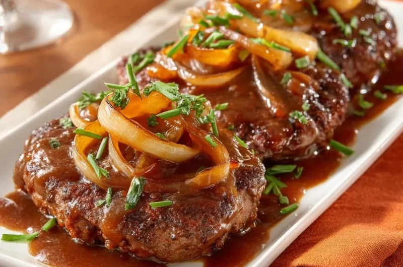 Salisbury Steak with Caramelized Onions