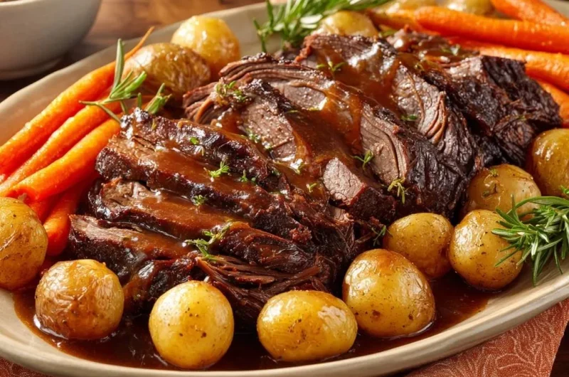 Tender Pot Roast with Carrots and Potatoes