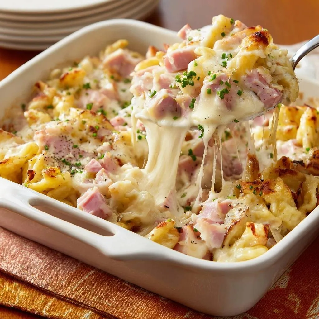Cheesy Ham Pasta Bake: Perfect Al Dente Every Time - recipe image