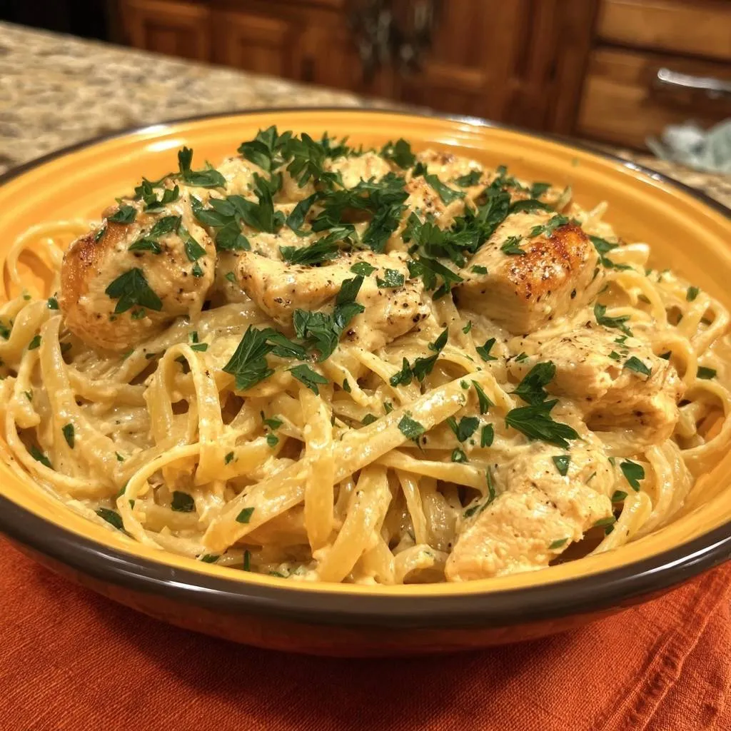 Creamy Mushroom Chicken Pasta with Juicy Results - recipe image