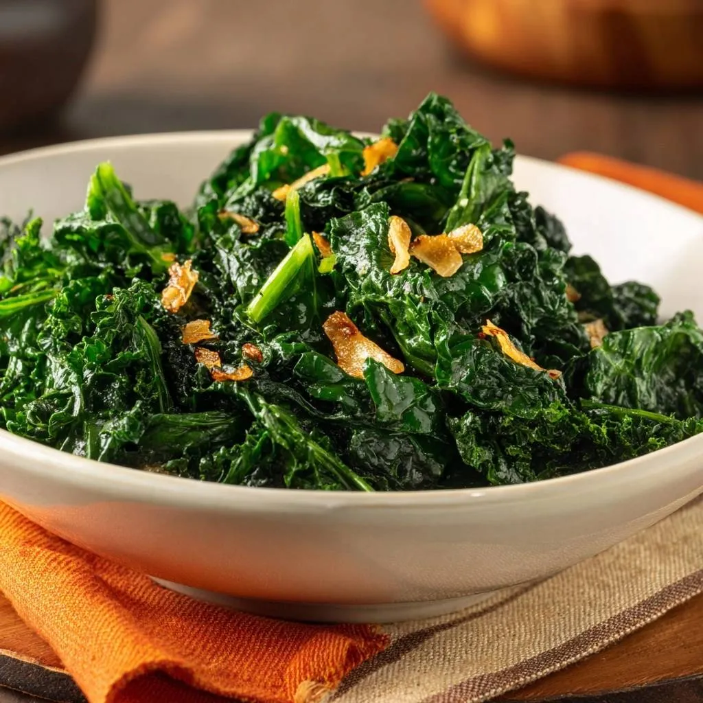 Crispy Garlic Kale: Foolproof No-Scorch Method - recipe image
