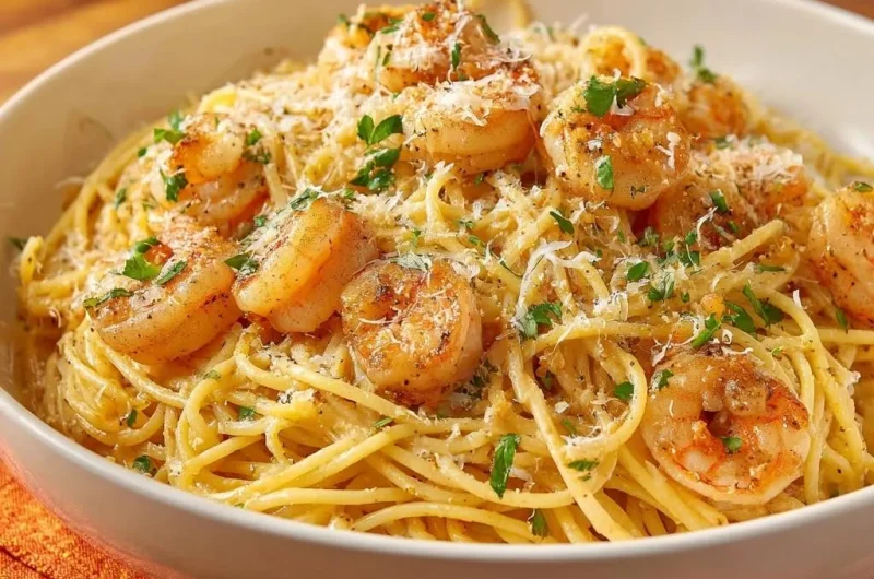 Garlic Butter Shrimp Pasta
