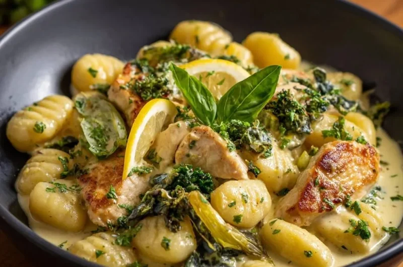 Lemon Cream Chicken Gnocchi