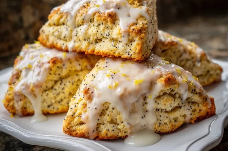 Lemon Poppy Seed Scones