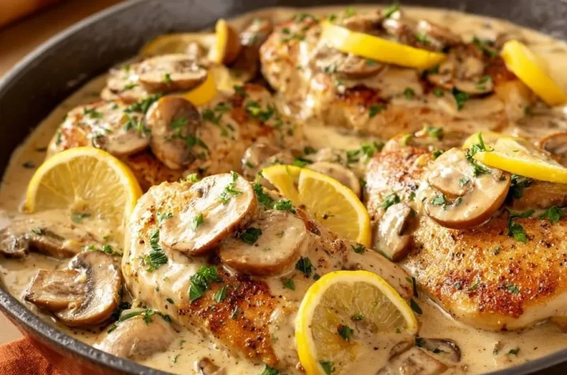 Lemon Mushroom Chicken