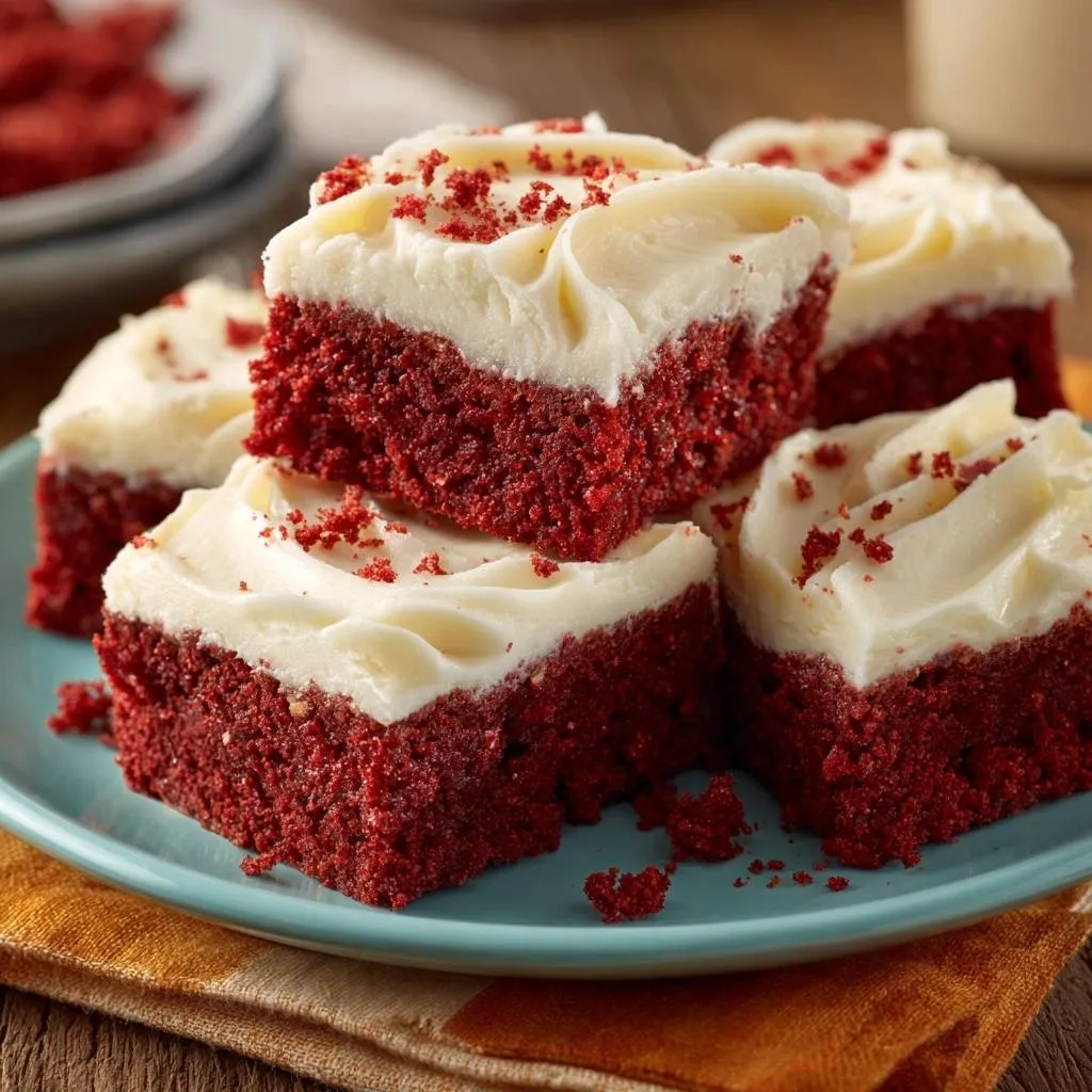 Red Velvet Cake Squares: Moist, Velvety Perfection - recipe image