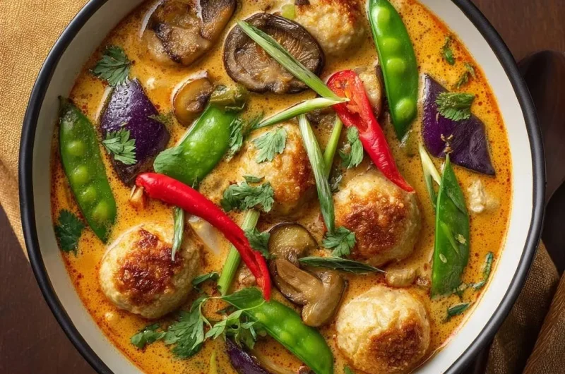 Thai Yellow Curry Fish Balls