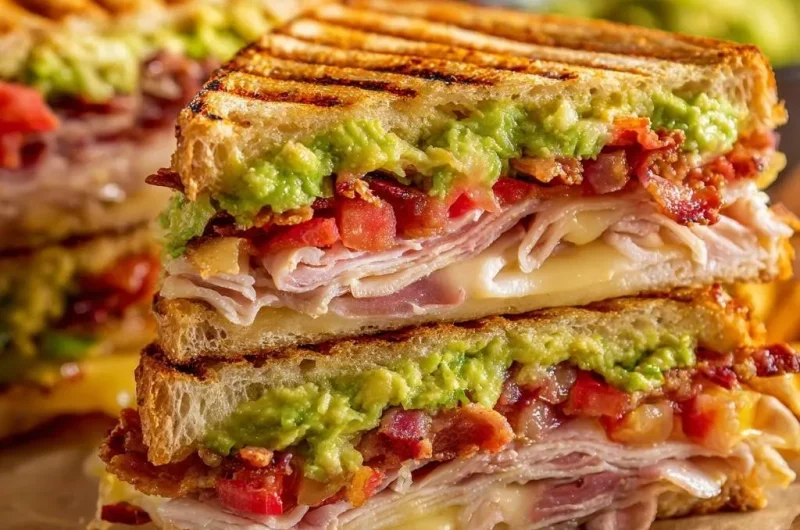 Avocado Bacon Turkey Panini