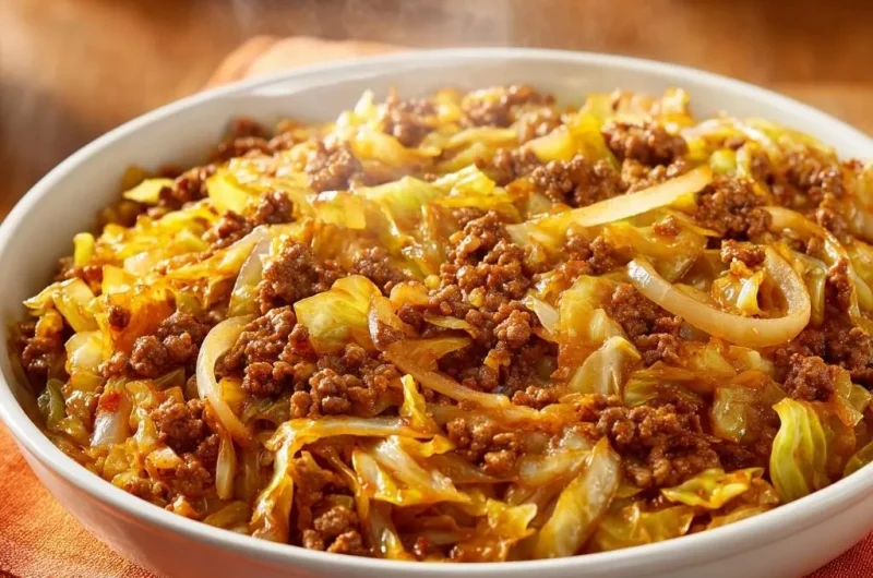 Beef and Cabbage Skillet