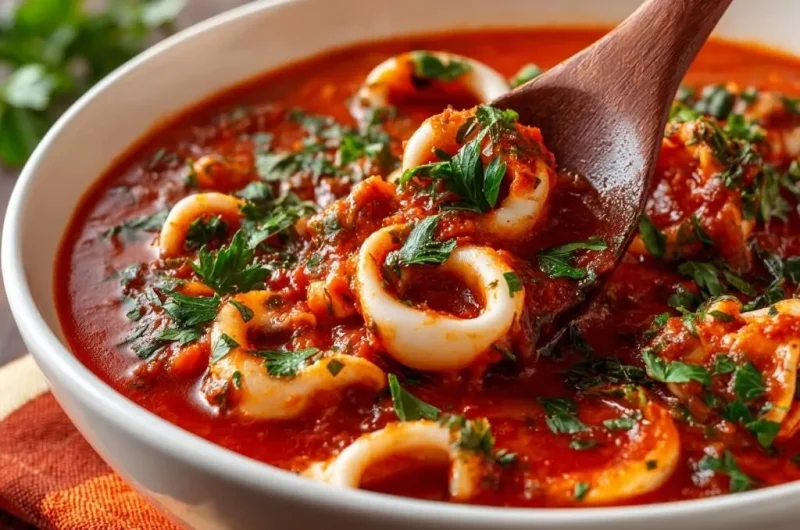 Calamari in Tomato Sauce