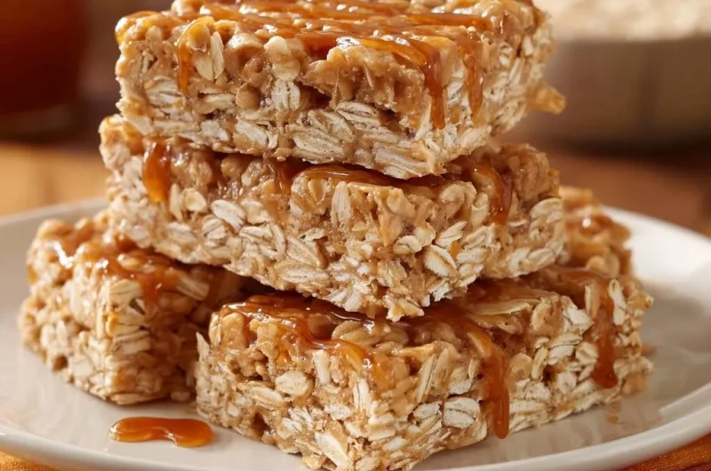 Caramel Oat Squares