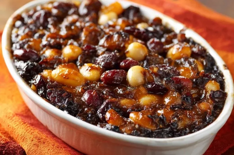 Caramelized Butter Bean & Prune Bake