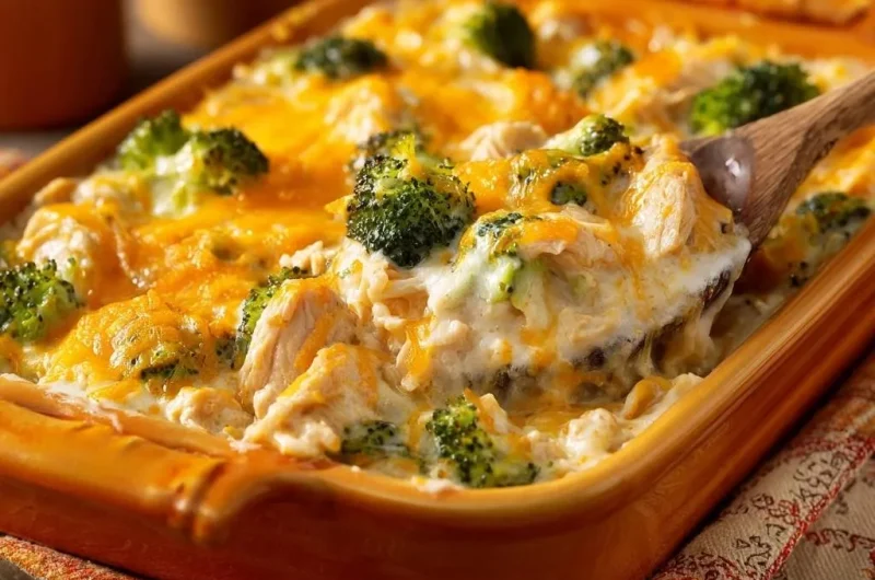 Cheesy Broccoli Chicken Casserole