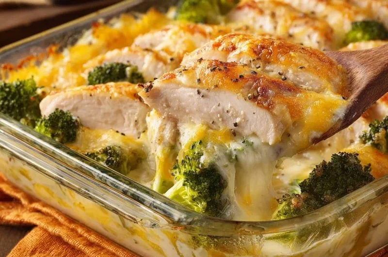 Cheesy Chicken Broccoli Casserole