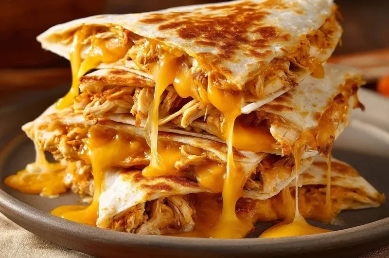 Cheesy Chicken Quesadillas