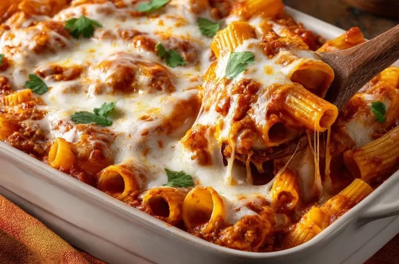 Cheesy Rigatoni Bake